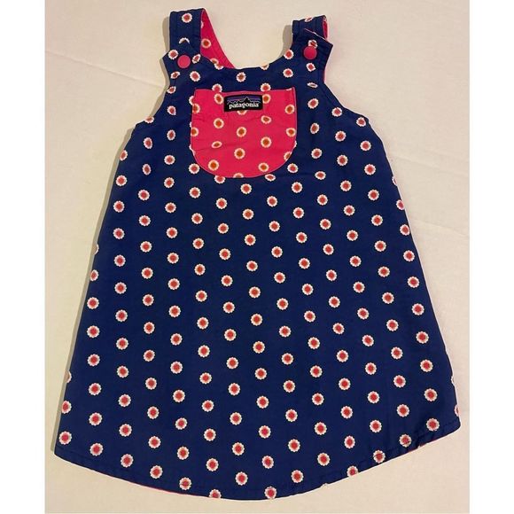 Patagonia VTG Reversible Floral Summer Top / Dress Youth 2T - Picture 2 of 6